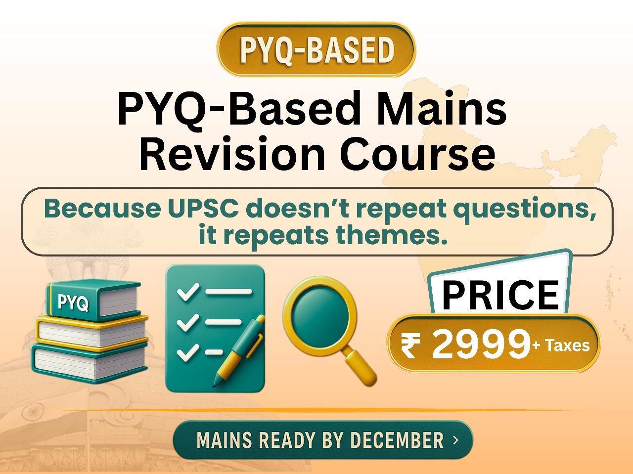 PYQ Mains Revision-2026