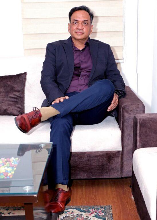 Virendra Ojha Sir strikes a pose for the camera.